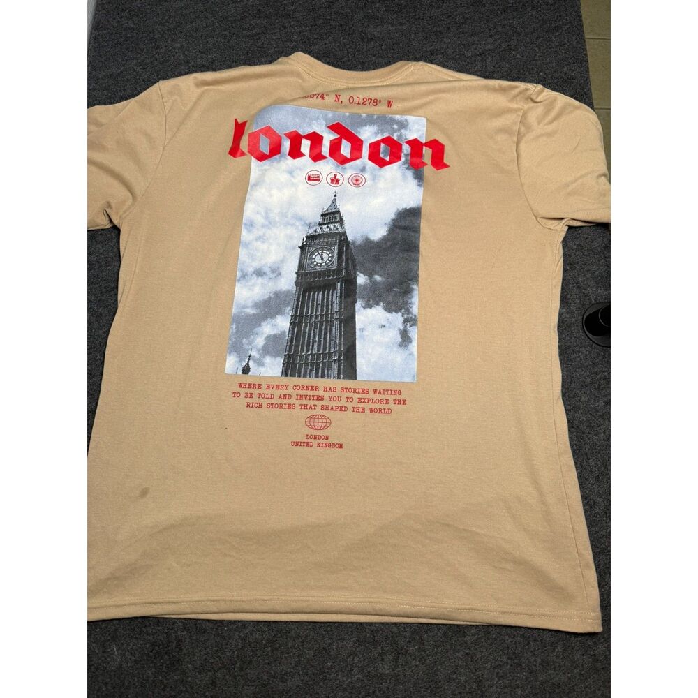 Launder T-Shirt Men’s Size XL London United Kingdom Graphic Shirt